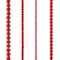 Red Faceted Glass Rondelle Beads by Bead Landing&#x2122;